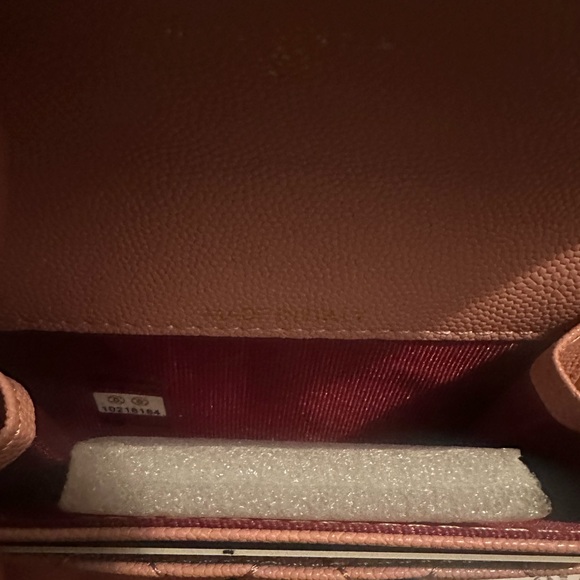 Small Wallet Pink caviar - Picture 3 of 3